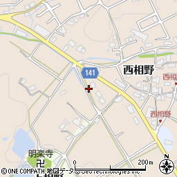 兵庫県三田市西相野905周辺の地図