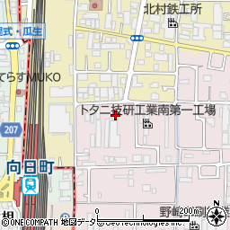 京都府京都市南区久世殿城町97周辺の地図