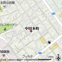 中田ハリキュウセンター周辺の地図