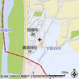 兵庫県宍粟市山崎町下宇原122周辺の地図