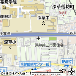 京都府京都市伏見区深草西伊達町88-6周辺の地図