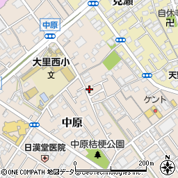 静岡県静岡市駿河区中原380-7周辺の地図