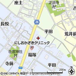 アルフレッサ株式会社　岡崎第一支店周辺の地図