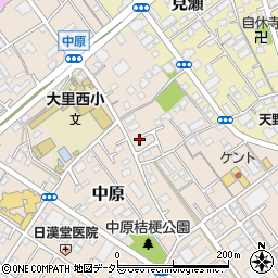 静岡県静岡市駿河区中原380-6周辺の地図
