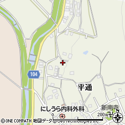 大阪府豊能郡能勢町平通171周辺の地図