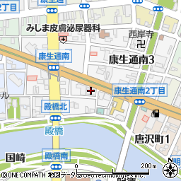 明治安田生命保険岡崎支社周辺の地図