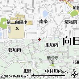 京都府向日市寺戸町里垣内15周辺の地図