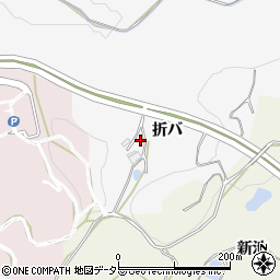愛知県岡崎市小呂町折バ周辺の地図