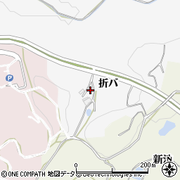 愛知県岡崎市小呂町（折バ）周辺の地図