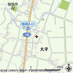 静岡県伊豆市大平659周辺の地図
