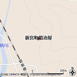 兵庫県たつの市新宮町鍛冶屋周辺の地図