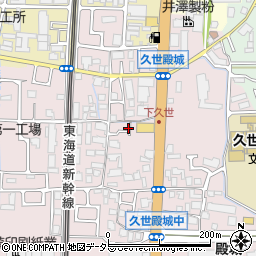 京都府京都市南区久世殿城町152周辺の地図