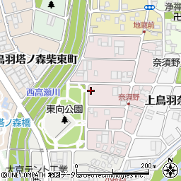 京都府京都市南区上鳥羽西浦町388周辺の地図