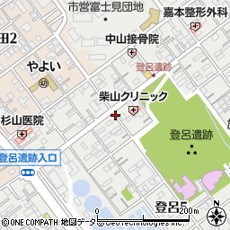 静岡県静岡市駿河区登呂5丁目周辺の地図