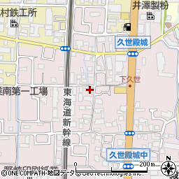 京都府京都市南区久世殿城町128周辺の地図
