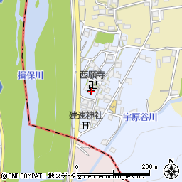 兵庫県宍粟市山崎町下宇原50-2周辺の地図