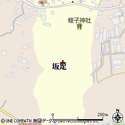 千葉県館山市坂足周辺の地図