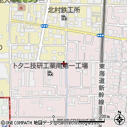京都府京都市南区久世殿城町110周辺の地図
