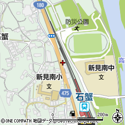 岡山県新見市石蟹152周辺の地図