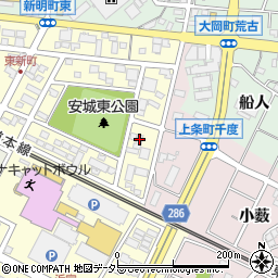 河政工業株式会社　安城工場周辺の地図