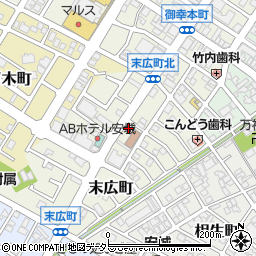 セブンイレブン安城末広町店周辺の地図