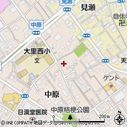 静岡県静岡市駿河区中原380-1周辺の地図