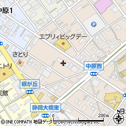 デュプロ販売株式会社　静岡営業所周辺の地図
