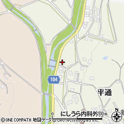 ファミリーマート能勢町平通店周辺の地図