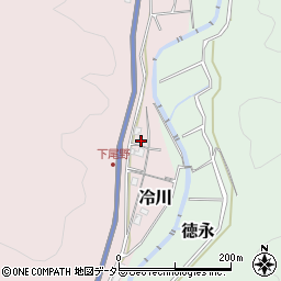 静岡県伊豆市冷川2039-1周辺の地図