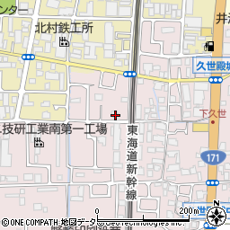 京都府京都市南区久世殿城町66周辺の地図