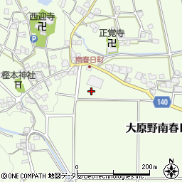 京都府京都市西京区大原野南春日町2055周辺の地図