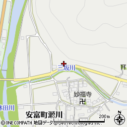 兵庫県姫路市安富町瀬川489周辺の地図