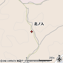 愛知県岡崎市高隆寺町北ノ入周辺の地図
