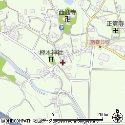 京都府京都市西京区大原野南春日町383周辺の地図