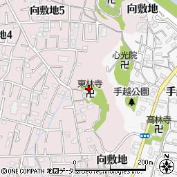 曹洞宗東林寺周辺の地図