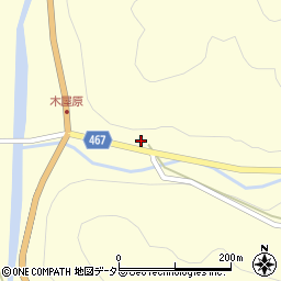 広島県庄原市比和町木屋原618周辺の地図