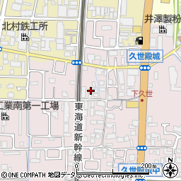 京都府京都市南区久世殿城町73周辺の地図