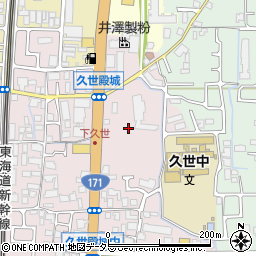 京都府京都市南区久世殿城町453周辺の地図