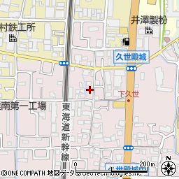 京都府京都市南区久世殿城町79周辺の地図