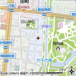 愛知県岡崎市康生町576周辺の地図