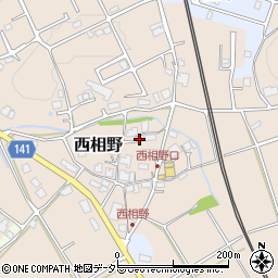 兵庫県三田市西相野505周辺の地図