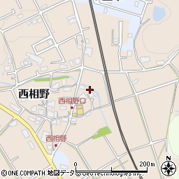 兵庫県三田市西相野186周辺の地図