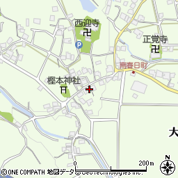 京都府京都市西京区大原野南春日町387周辺の地図