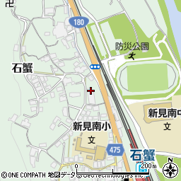 岡山県新見市石蟹486周辺の地図