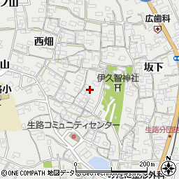 愛知県東浦町（知多郡）生路（森腰）周辺の地図