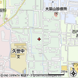 京都府京都市南区久世大藪町186周辺の地図