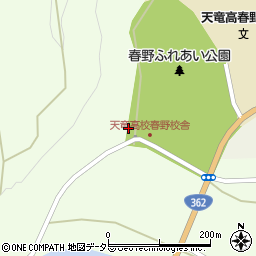 静岡県浜松市天竜区春野町領家256周辺の地図