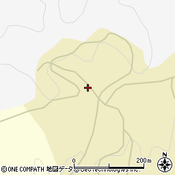 愛知県岡崎市古部町峯田周辺の地図