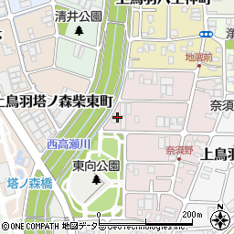 京都府京都市南区上鳥羽西浦町442周辺の地図