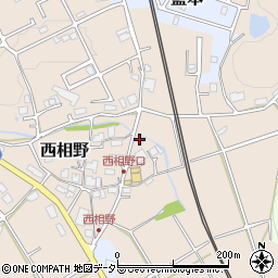 兵庫県三田市西相野513周辺の地図